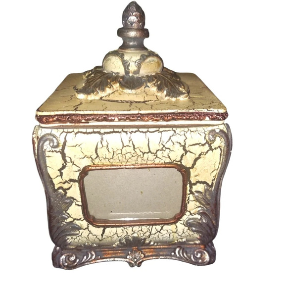 Kirklands Photo Frame Keepsake Trinket Jewlery Box - Picture 4 of 6